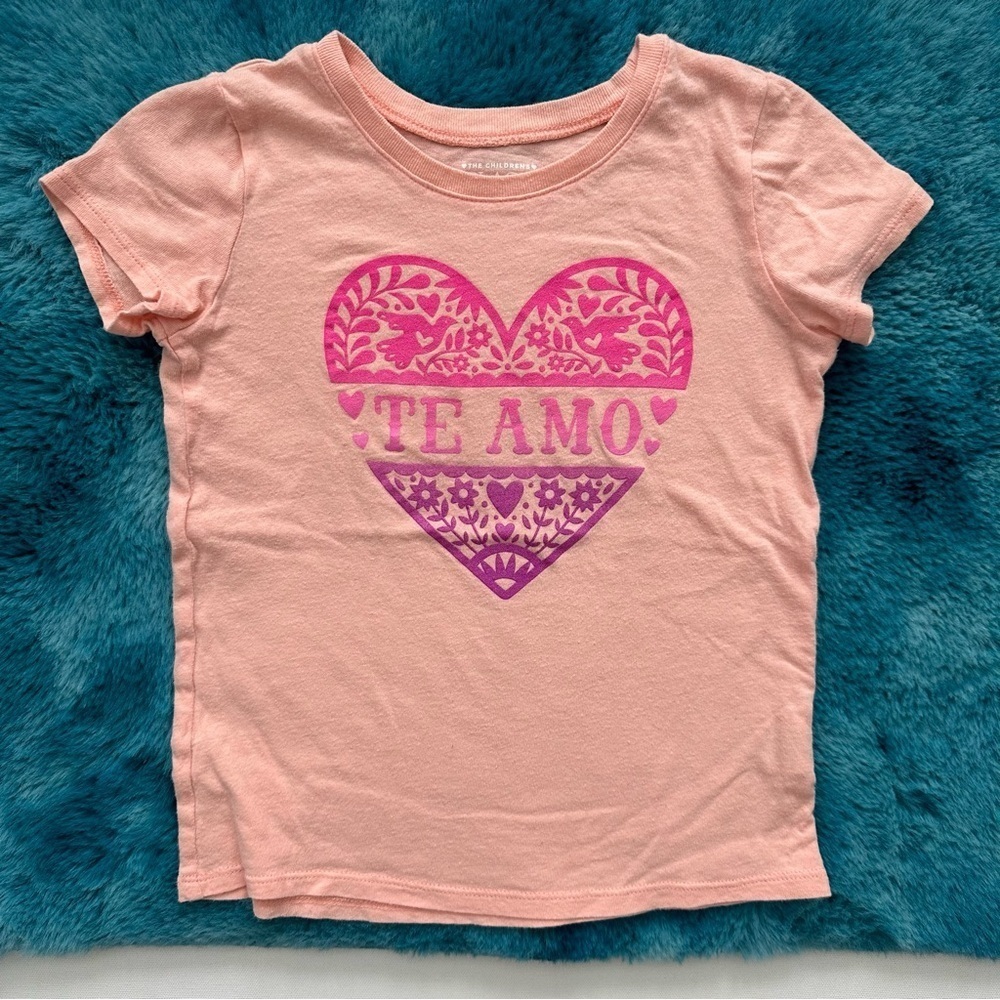 The Children’s Place Toddler Girl Short Sleeve Graphic Tee Size 5T